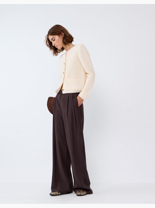 Eleganti pantaloni plissati, mo fashion - Kiabi