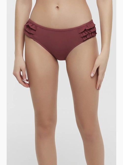 Eleni frill slip bikini hipster penti - Kiabi
