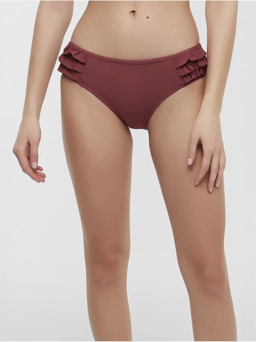 Eleni frill slip bikini hipster penti - Kiabi