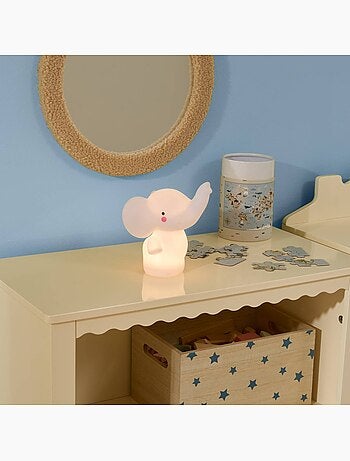 Elephant child nightlight softy white 14,5x13x10,5 cm