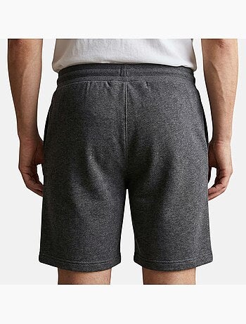 Ellesse - bermuda in felpa dal taglio dritto, con coulisse in vita