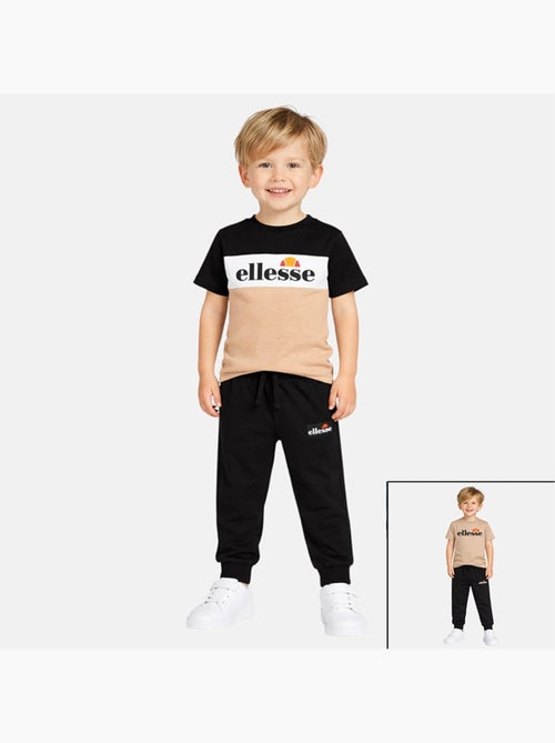 Ellesse - Completo bambino 3 pezzi composto da due t shirt e un pantalone da jogging - Kiabi