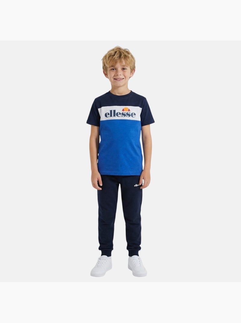 Ellesse - Completo bambino 3 pezzi composto da due t shirt e un pantalone da jogging Blu - Kiabi