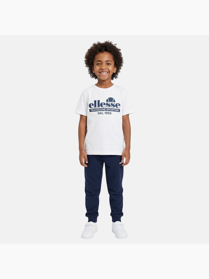 Ellesse - Completo bambino composto da due t shirt e un pantalone Bianco - Kiabi