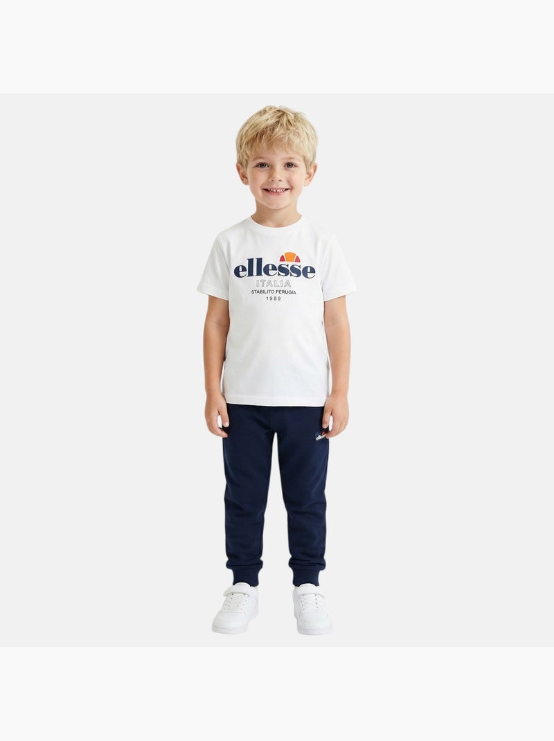 Ellesse - Completo bambino composto da due t shirt e un pantalone Blu - Kiabi
