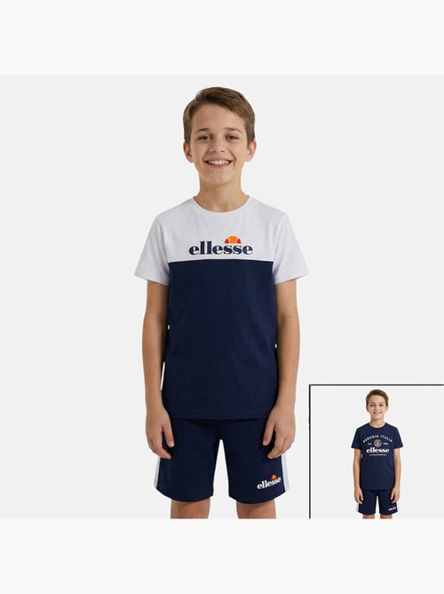 Ellesse - Completo bambino pratico e alla moda composto da due t shirt e un pantaloncino - Kiabi