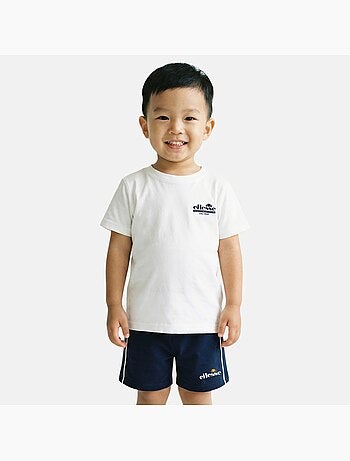 Ellesse - Completo bambino pratico e alla moda composto da due t shirt e un pantaloncino