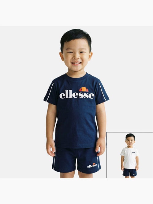 Ellesse - Completo bambino pratico e alla moda composto da due t shirt e un pantaloncino - Kiabi