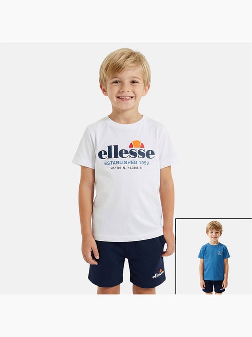 Ellesse - Completo bambino pratico e alla moda composto da due t shirt e un pantaloncino - Kiabi