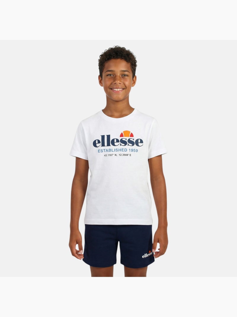 Ellesse - Completo bambino pratico e alla moda composto da due t shirt e un pantaloncino Blu marino - Kiabi