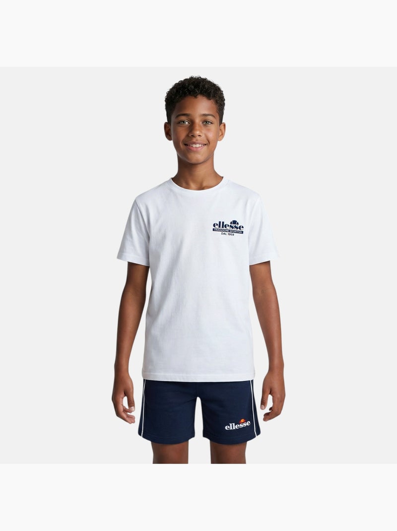 Ellesse - Completo bambino pratico e alla moda composto da due t shirt e un pantaloncino Blu marino - Kiabi