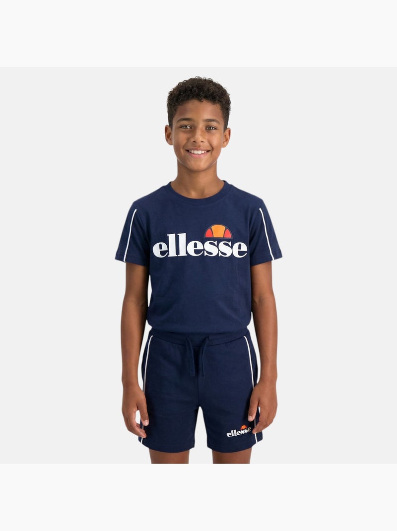 Ellesse - Completo bambino pratico e alla moda composto da due t shirt e un pantaloncino Blu marino - Kiabi