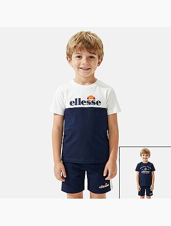 Ellesse - Completo bambino pratico e alla moda composto da due t shirt e un pantaloncino