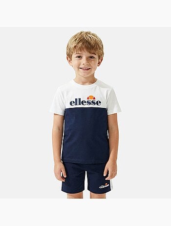Ellesse - Completo bambino pratico e alla moda composto da due t shirt e un pantaloncino