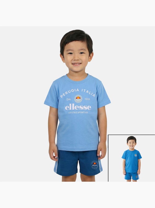 Ellesse - Completo bambino pratico e alla moda composto da due t shirt e un pantaloncino - Kiabi