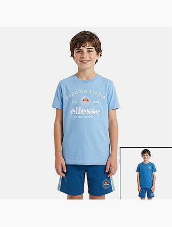 Ellesse - Completo bambino pratico e alla moda composto da due t shirt e un pantaloncino