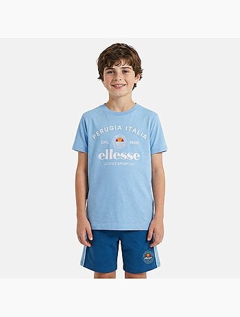 Ellesse - Completo bambino pratico e alla moda composto da due t shirt e un pantaloncino