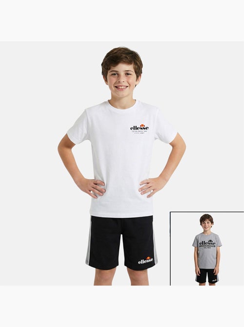Ellesse - Completo bambino pratico e alla moda composto da due t shirt e un pantaloncino - Kiabi