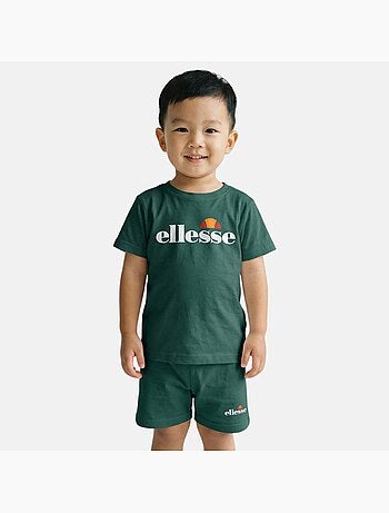 Ellesse - Completo bambino pratico e alla moda composto da due t shirt e un pantaloncino