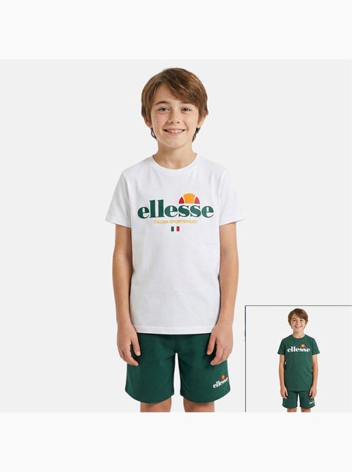 Ellesse - Completo bambino pratico e alla moda composto da due t shirt e un pantaloncino - Kiabi