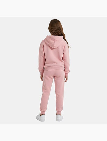 Ellesse - Completo felpa con cappuccio e pantalone da jogging bambina