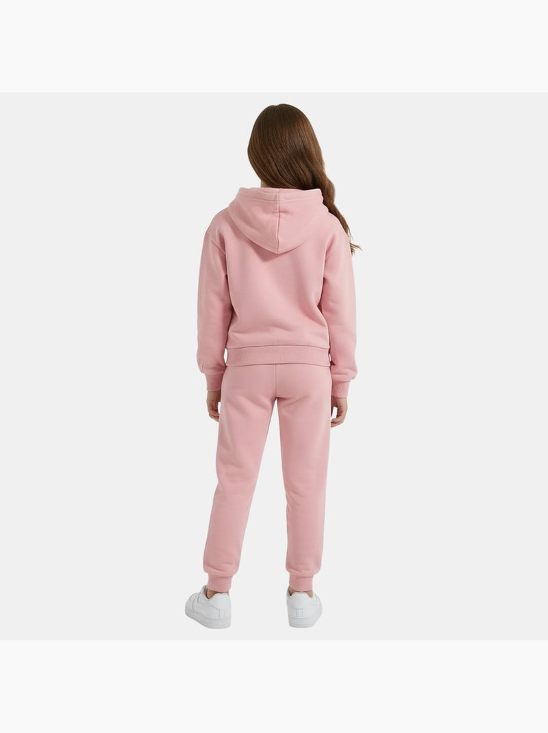 Ellesse - Completo felpa con cappuccio e pantalone da jogging bambina Rosa - Kiabi