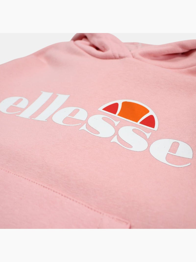 Ellesse - Completo felpa con cappuccio e pantalone da jogging bambina Rosa - Kiabi