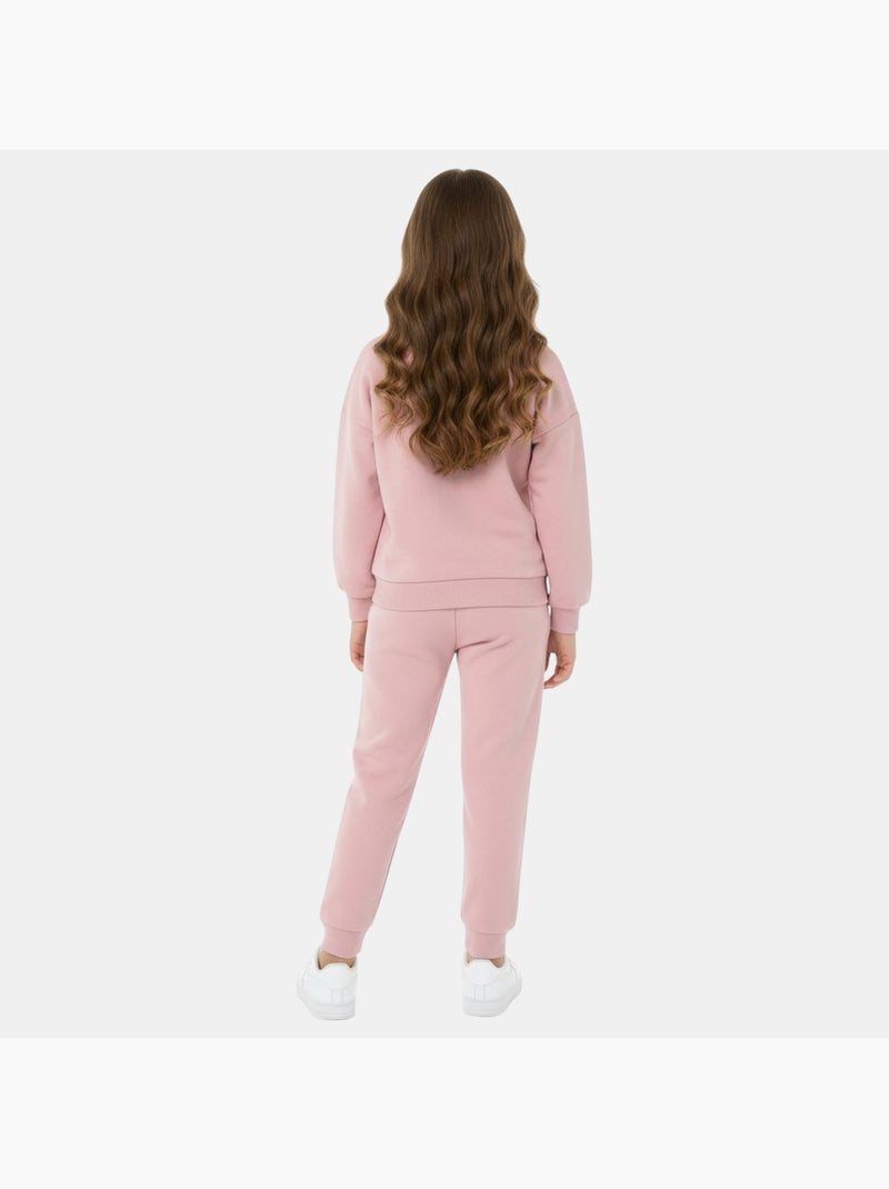 Ellesse - Completo felpa e pantalone da jogging bambina Rosa - Kiabi
