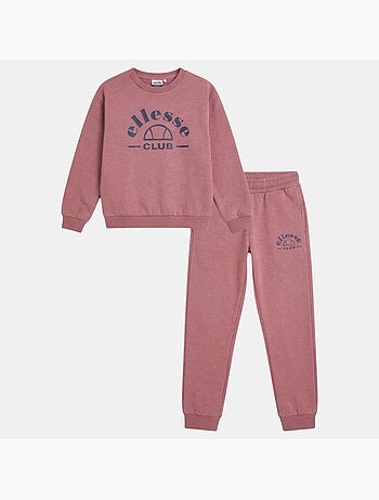 Ellesse - Completo felpa e pantalone da jogging bambina