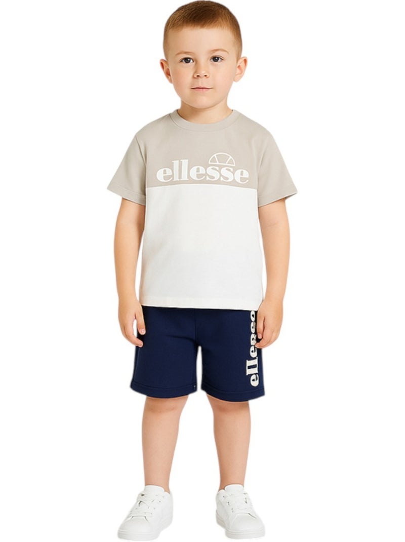 Ellesse - Confezione da 2 t-shirt e shorts bambino Bianco - Kiabi