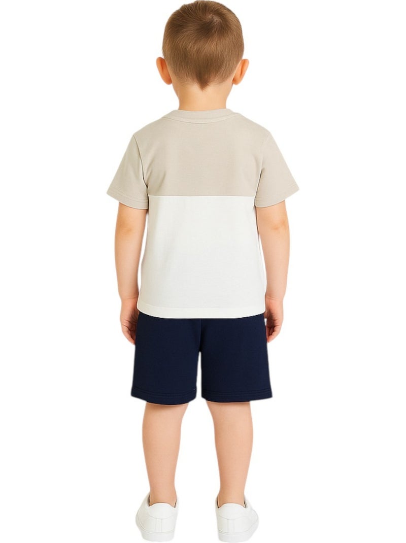 Ellesse - Confezione da 2 t-shirt e shorts bambino Bianco - Kiabi
