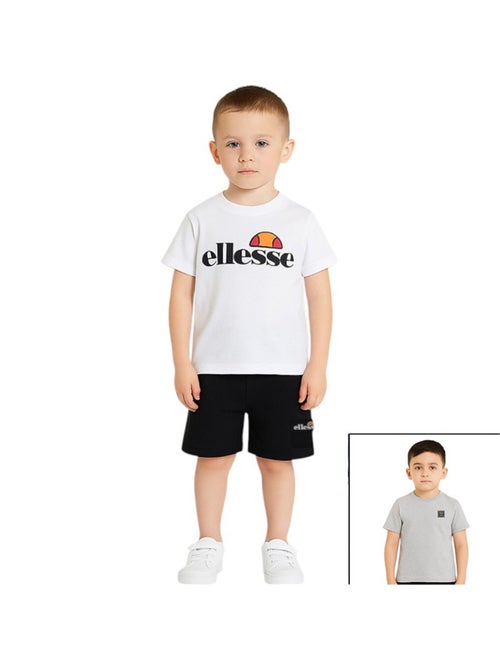 Ellesse - Confezione da 2 t-shirt e shorts bambino - Kiabi