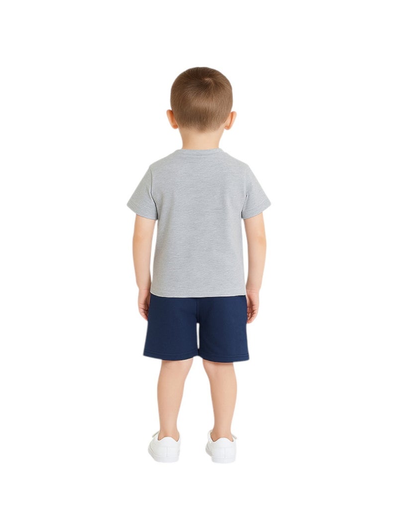 Ellesse - Confezione da 2 t-shirt e shorts bambino Grigio - Kiabi