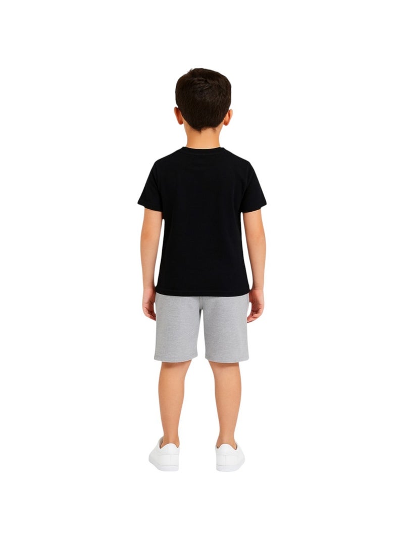 Ellesse - Confezione da 2 t-shirt e shorts bambino Nero - Kiabi