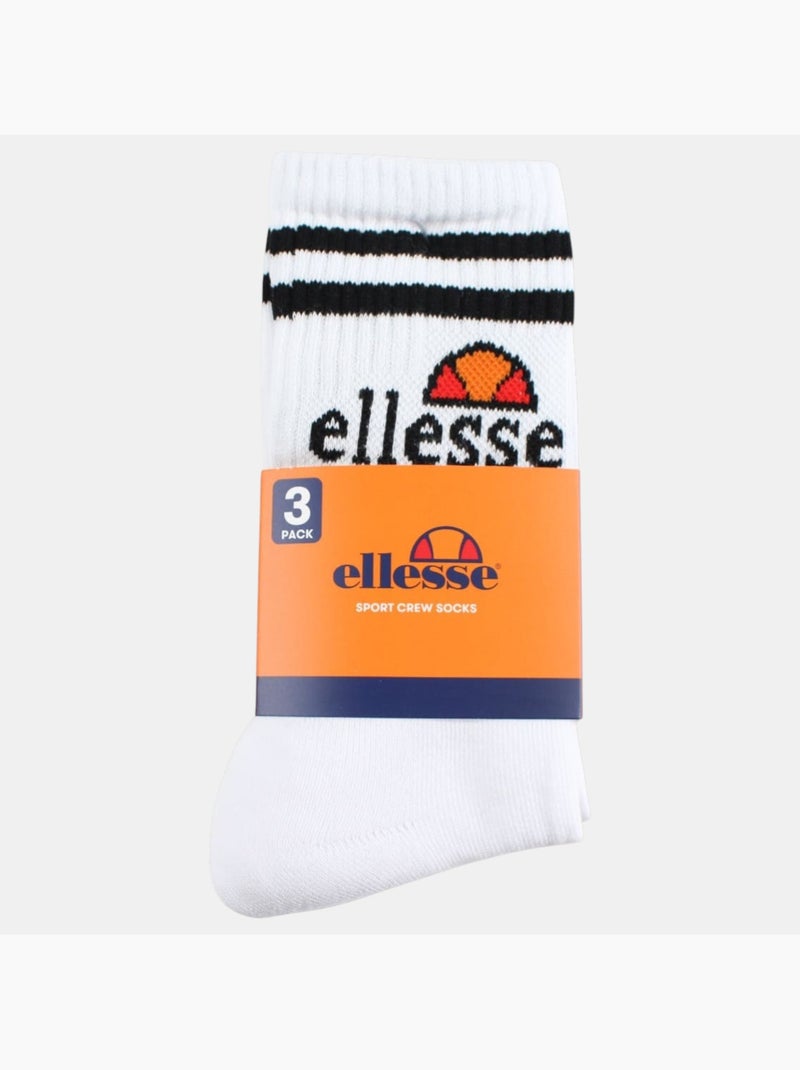 Ellesse - Confezione da 3 paia di calze uomo Bianco - Kiabi