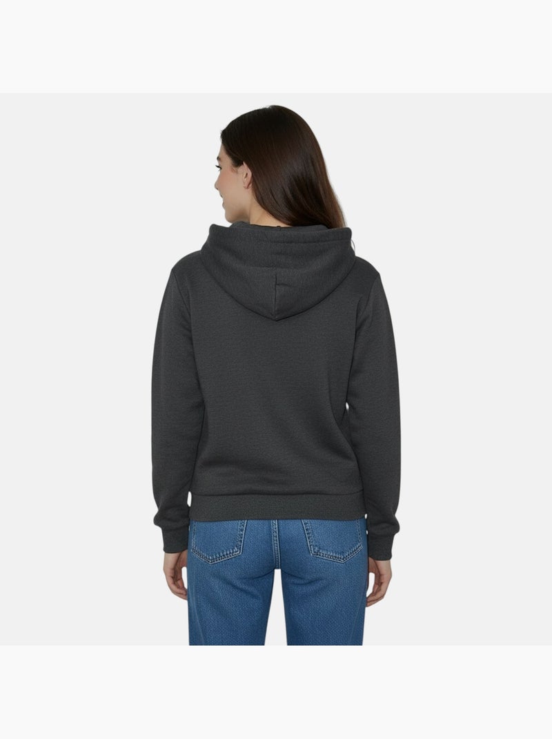 Ellesse - Felpa con cappuccio donna dallo stile moderno e confortevole Grigio - Kiabi