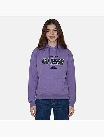 Ellesse - Felpa con cappuccio donna dallo stile moderno e confortevole