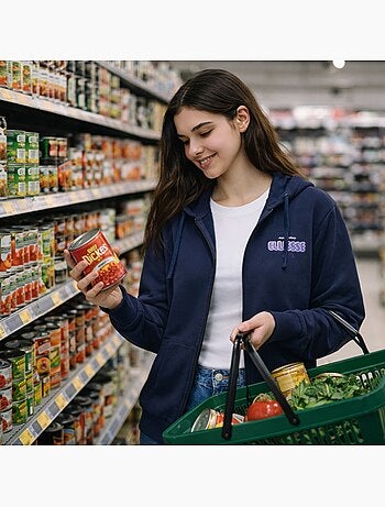 Ellesse - Felpa con cappuccio e zip donna dallo stile dinamico e confortevole