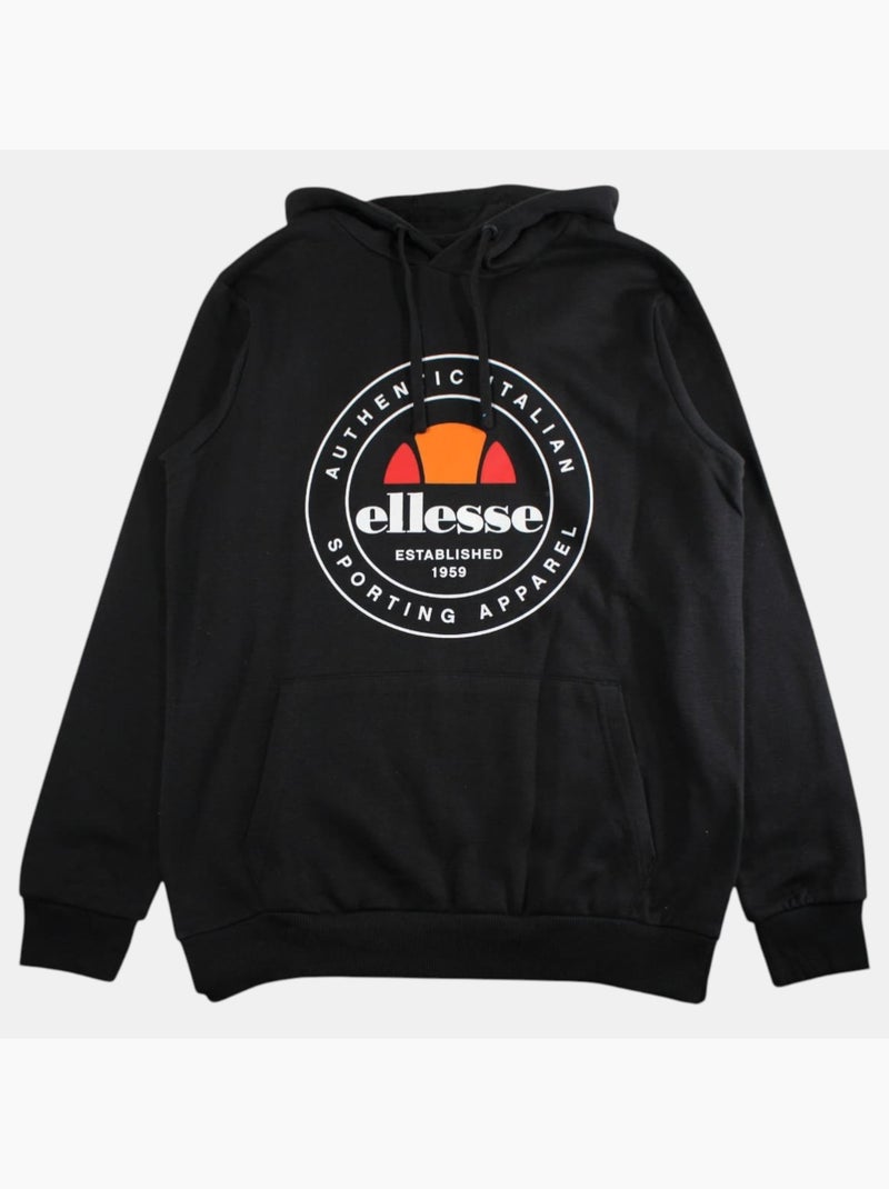 Ellesse - Felpa con cappuccio uomo Nero - Kiabi