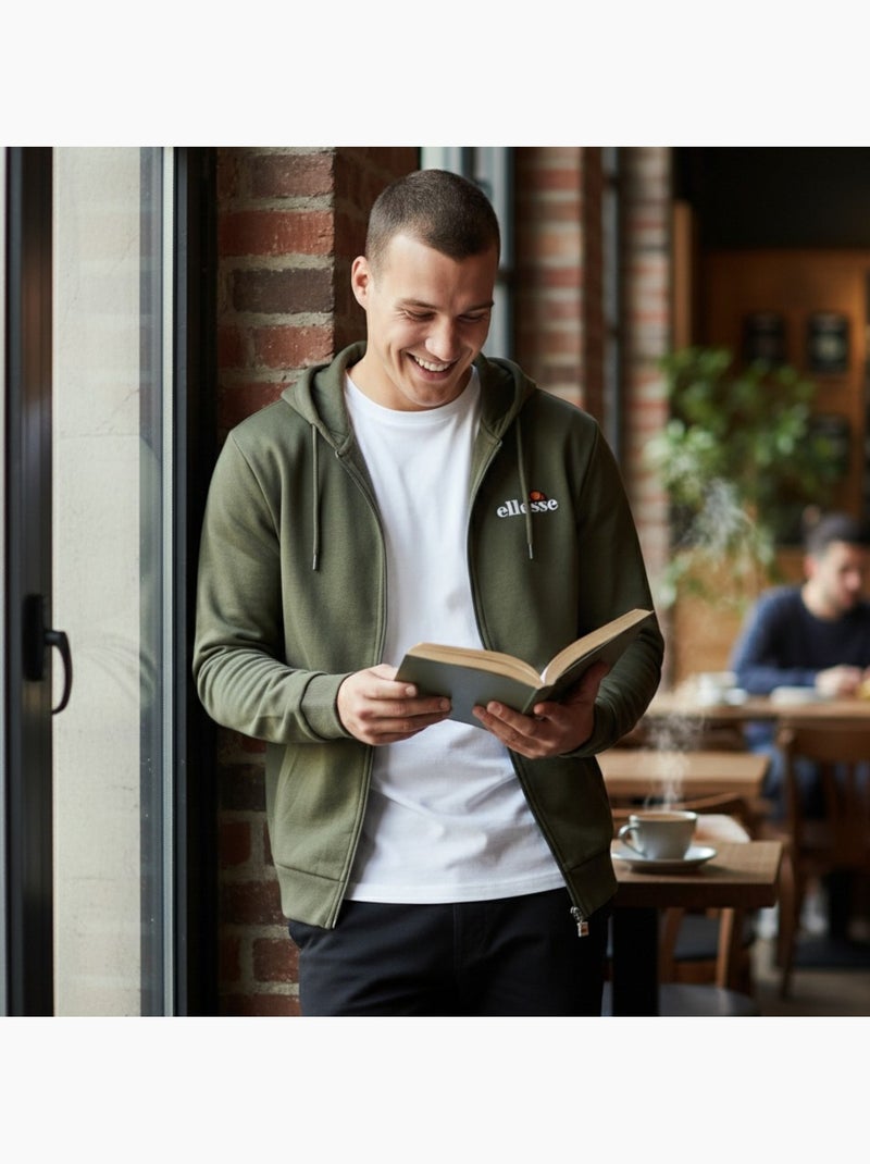 Ellesse - Giacca con cappuccio uomo Cachi - Kiabi