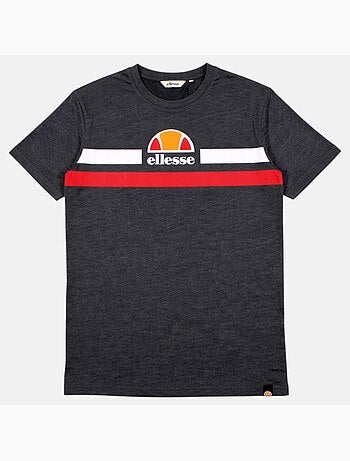 Ellesse - maglietta a maniche corte con strisce a contrasto