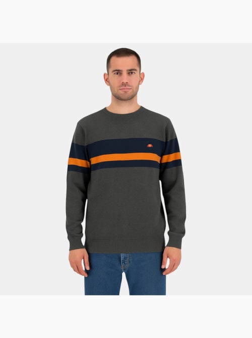 Ellesse - maglione a collo rotondo e maniche lunghe, con strisce a contrasto - Kiabi Ellesse - maglione a collo rotondo e maniche lunghe, con strisce a contrasto - Kiabi