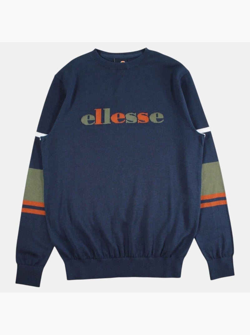 Ellesse - Maglione da uomo , dallo stile grafico e moderno Blu marino - Kiabi
