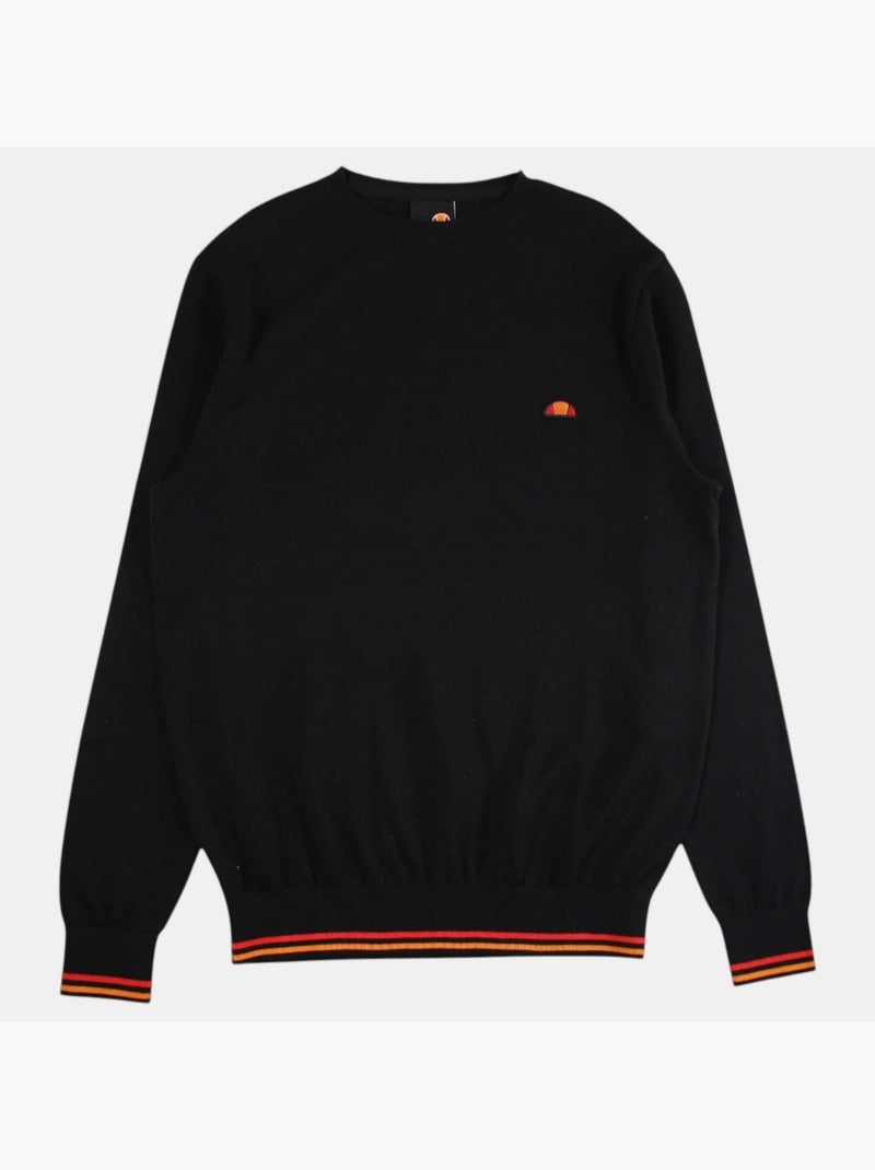Ellesse - Maglione da uomo , stile minimalista con finiture a contrasto Nero - Kiabi