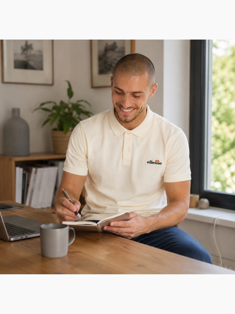 Ellesse - Polo uomo Ecru - Kiabi