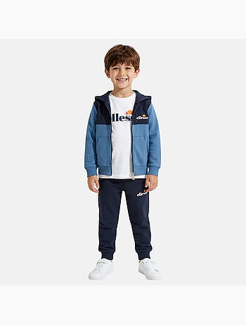 Ellesse - Set 3 pezzi: T-shirt, giacca con cappuccio e pantalone da jogging bambino