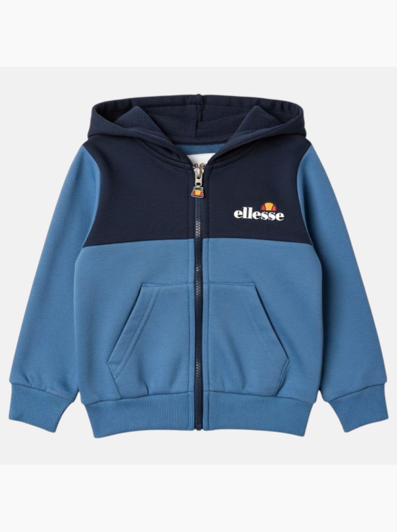 Ellesse - Set 3 pezzi: T-shirt, giacca con cappuccio e pantalone da jogging bambino Blu - Kiabi