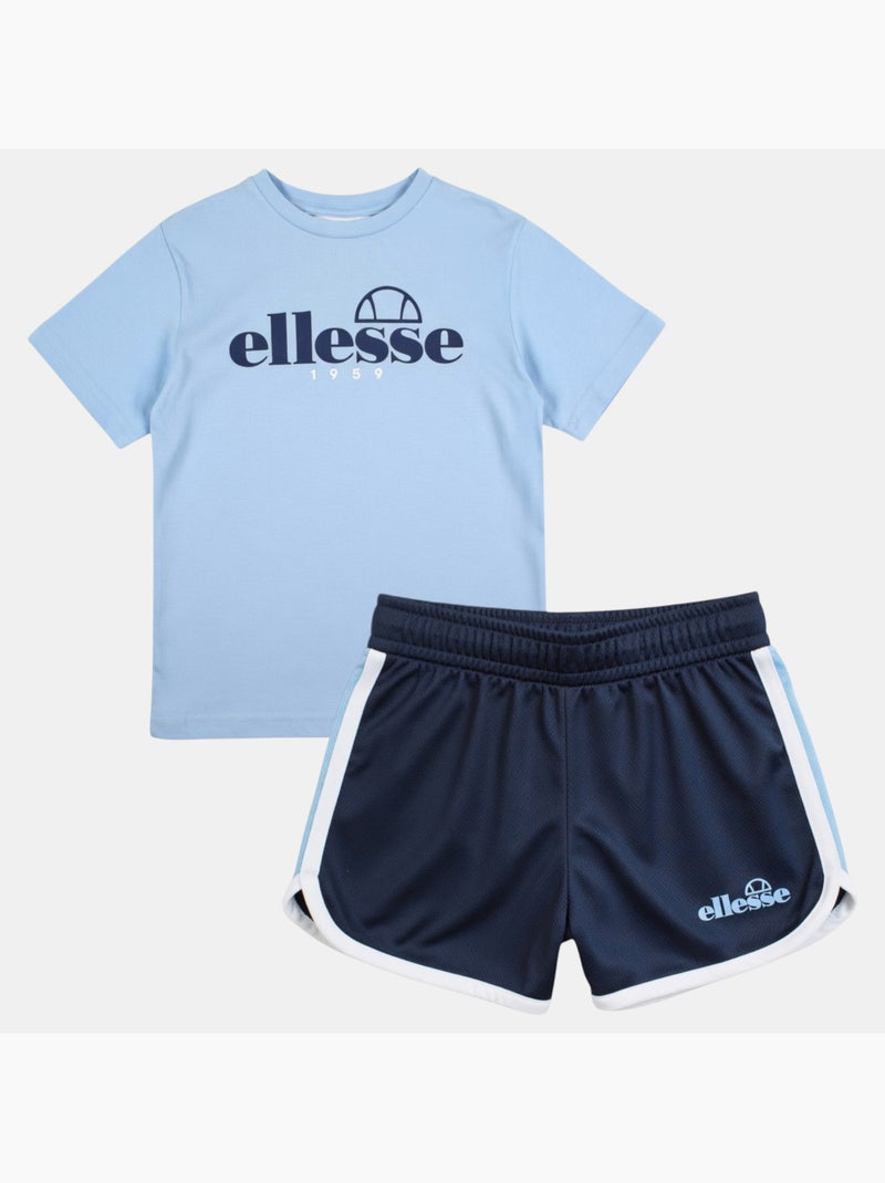 Ellesse - Set 3 pezzi: T-shirt, pantaloncini e calzini Blu - Kiabi
