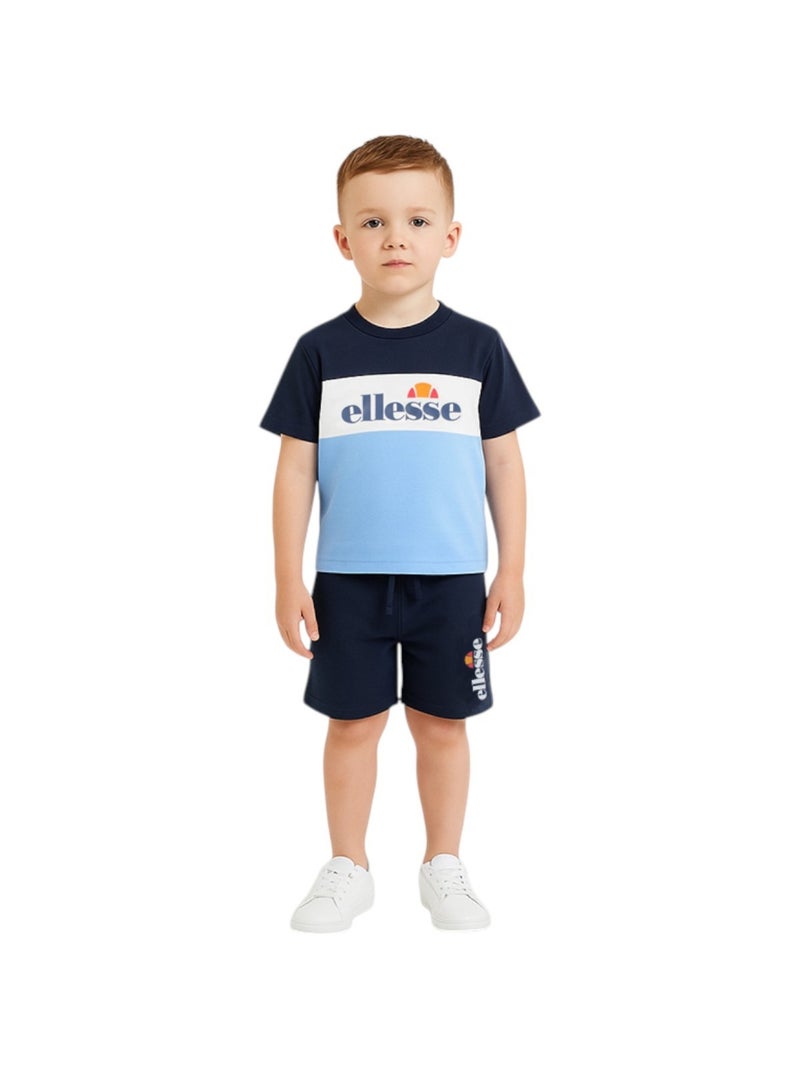 Ellesse - Set 3 pezzi: T-shirt, pantaloncini e zaino Blu - Kiabi