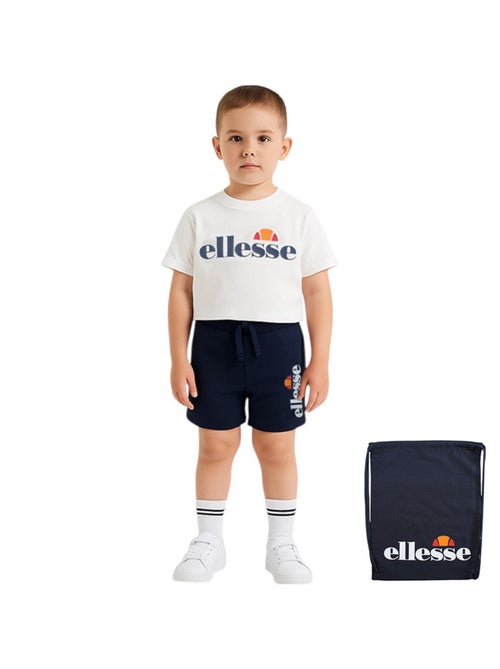 Ellesse - Set 3 pezzi: T-shirt, pantaloncini e zaino - Kiabi